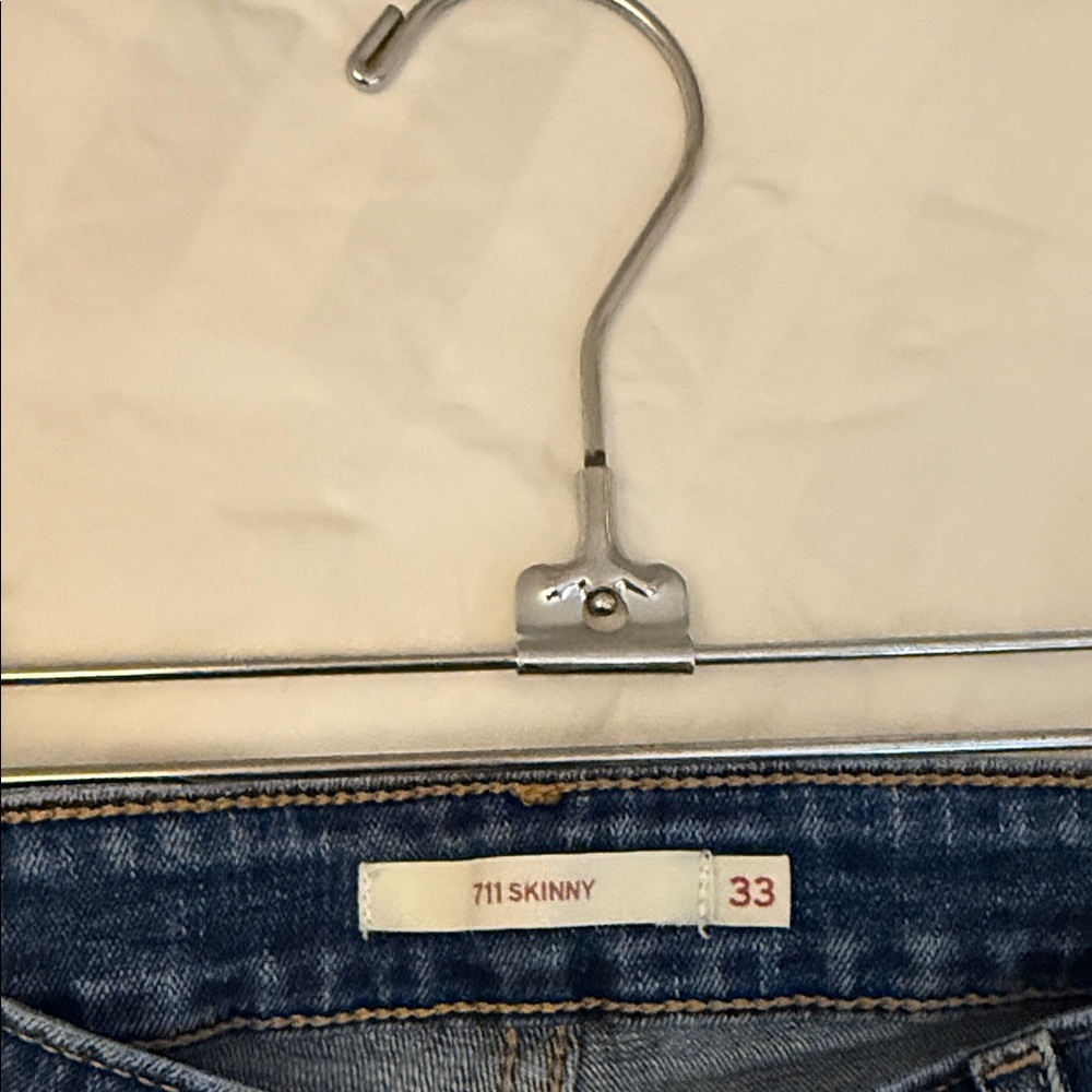 Levi's Dark Blue Women's Skinny Jeans - Picture 3 of 4